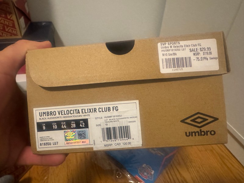 Kopaqka Umbro Velocita Elixir – zi/turkiz – Nr. 44 EU