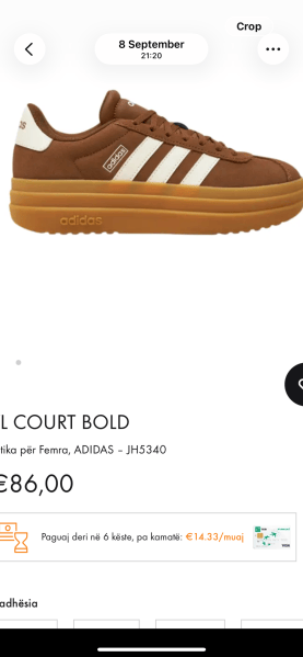 Puma Addidas te reja numer 37- 1/4